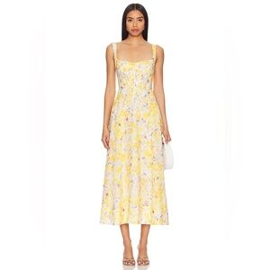 Bardot Yellow Corset Dress!!